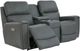 La-Z-Boy® Apollo Blue Grey Leather Power Reclining Loveseat with Console, Headrest, and Lumbar-3