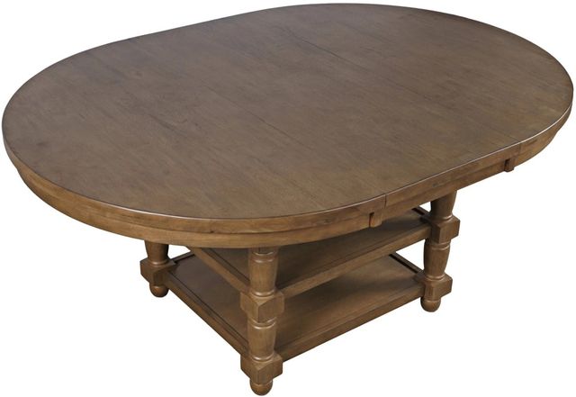 Jofran Inc. Winchester Harvest Round to Oval High/Low Dining Table-3