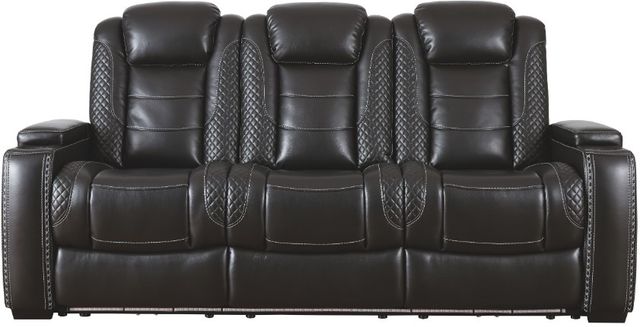 Signature Design by Ashley® Party Time 2-Piece Midnight Living Room Set with Power Reclining Sofa-1
