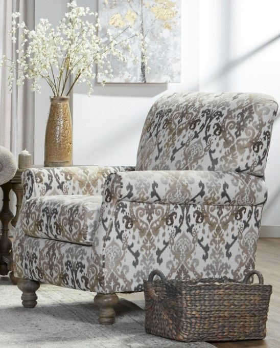 Hughes Furniture® 245 Kimani Marble Manual Recliner-1