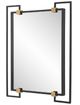 Uttermost® Ivey Black Rectangular Mirror-4