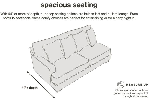 Signature Design by Ashley® Regent Park 2-Piece Pewter Modular Sectional Loveseat-2