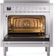 Ilve® Professional Plus II 36" Stainless Steel Pro Style Induction Range-3