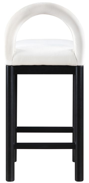 Meridian Furniture Conrad Black/Cream Counter Stool-2