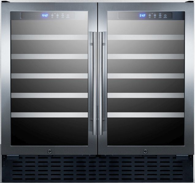 Summit® 36" Stainless Steel ADA Compliant Built-In Wine Cooler-0