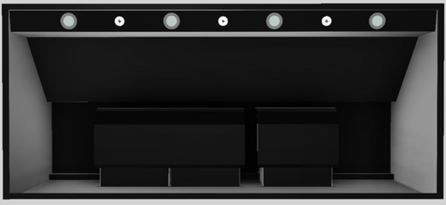 Vent-A-Hood® 54" Black Wall Mounted Range Hood-2