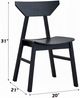 ACME Furniture Briar 4-Piece Black Dining Side Chair Set-2