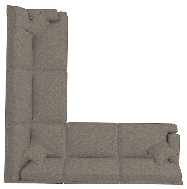 La-Z-Boy® Paxton 5-Piece Granite Sectional-3