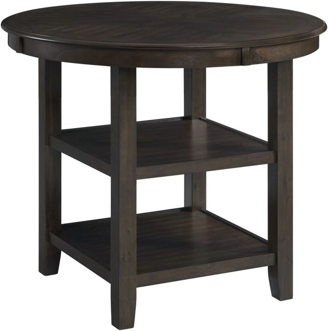 Elements International Amherst Dark Counter Dining Table-0