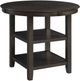 Elements International Amherst Dark Counter Dining Table-0