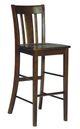 John Thomas Furniture® Dining Essentials San Remo Espresso Bar Stool-0