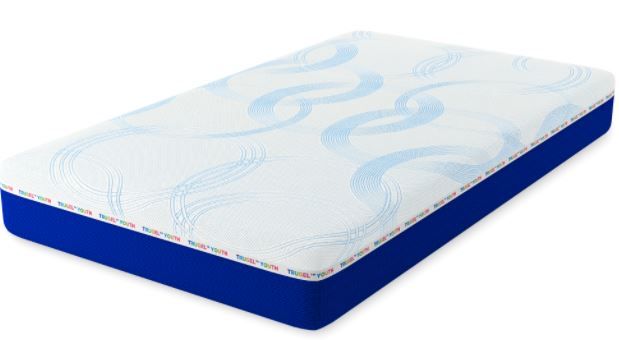Glideaway® Youth Blue Twin Memory Foam Mattress-0