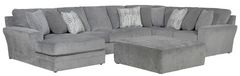 Jackson Furniture Glacier 4-Piece Shark Left Side Facing U-Shape Chaise Sectional