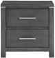 New Classic® Home Furnishings Odessa Charcoal Nightstand-2