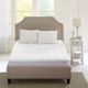 Olliix by Sleep Philosophy Highline White Full 3M Microfiber Mattress Pad-1