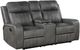 Coaster® Raelynn 2-Piece Gray Manual Reclining Seating Set-3