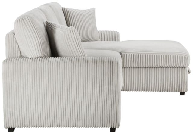 Homelegance® Marsh 2-Piece Gray Right-Arm Facing Sectional and Chaise-4