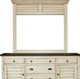 Cottage Creek Furniture Brockton Fall Wheat Shutter Mirror-2