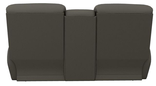 La-Z-Boy® Morrison Silver Power Reclining Loveseat with Console, Headrest, and Lumbar-3