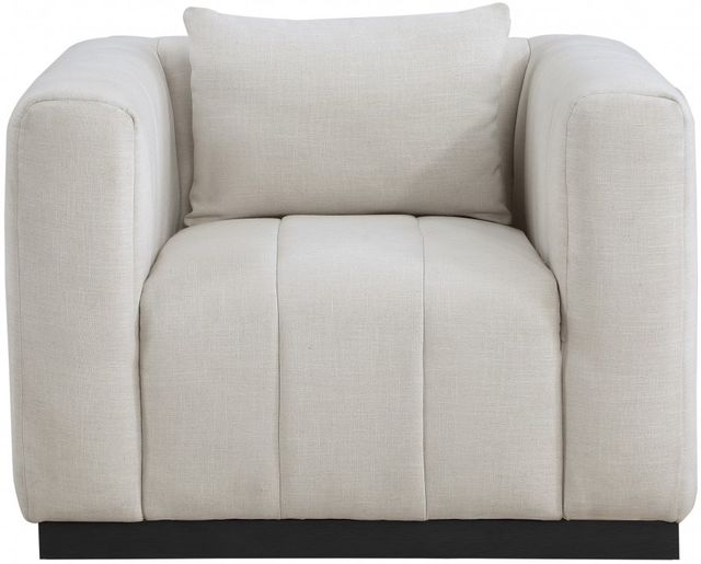 Meridian Furniture Lucia Beige/Black Chair-1