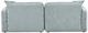 TOV Furniture Travie 2-Piece Sea Blue Modular Loveseat-4