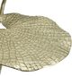 A & B Home White Marble Base With Three-Tiered Gold End Table-3