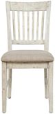 Jofran Inc. Rustic Shores Scrimshaw Cream Desk Chair-2