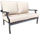 CabanaCoast® Customizable Bloom Aluminum Outdoor Loveseat-0