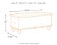Signature Design by Ashley® Fossil Ridge Beige Storage Bench-3