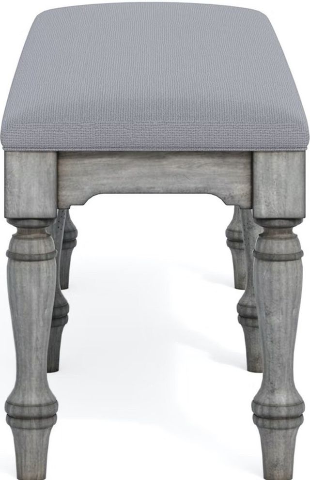 Flexsteel® Plymouth® Weathered Graywash Bench-2