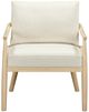 TOV Furniture Dixie Cream Velvet Accent Chair-3