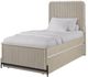 Bernards Stiltz Taupe Youth Full Panel Trundle Bed-3