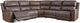 Signature Design by Ashley® Bleckley 5-Piece Espresso Power Reclining Sectional-0