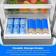 Midea 24" 11.5 Cu. Ft. Stainless Steel Counter Depth Bottom Freezer Refrigerator -4