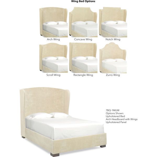 Parker Southern Dream Creations Beige Wing Bed-1