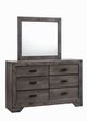 Elements International Nathan 3-Piece Gray Oak Queen Bedroom Collection-2