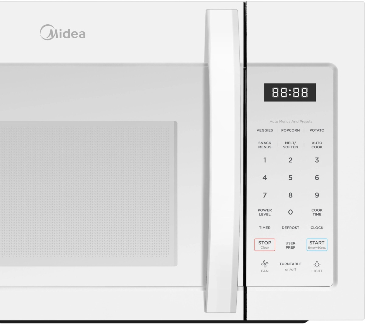 Midea® 1.7 Cu. Ft. White Over The Range Microwave | Big Sandy