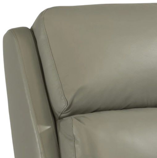 Flexsteel® Catalina Light Gray Power Rocking Recliner with Power Headrest-2