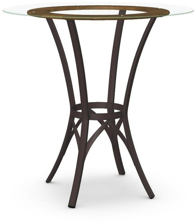 Amisco Kai Clear Beveled Glass Bar Table-0