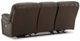 Signature Design by Ashley® Leesworth Dark Brown Power Sofa-4