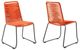 Armen Living Shasta Tange Orange Outdoor Dining Chair-0