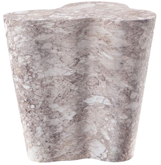 Meridian Furniture Monza Brown Marble End Table-0