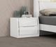 Kwality Imports Phoebe White Nighstand-1