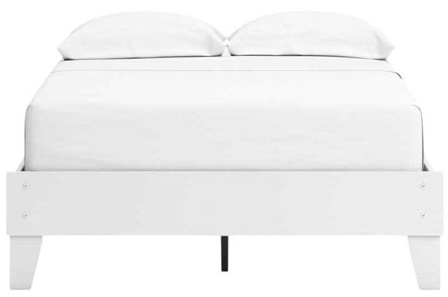 Signature Design by Ashley® Hallityn Matte White Youth Full Platform Bed-2