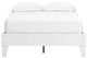 Signature Design by Ashley® Hallityn Matte White Youth Full Platform Bed-2