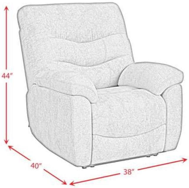 Elements International Trifecta Sefi Puppy P3 Recliner with Heat Massage and Zero Gravity Memory Foam-2