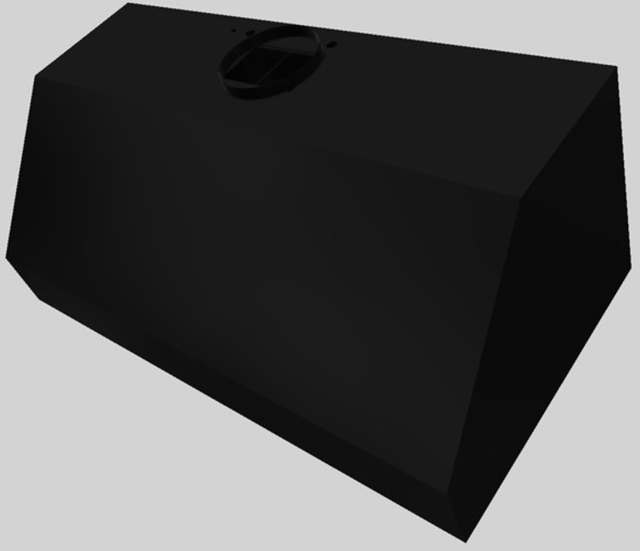 Vent-A-Hood® 48" Black Wall Mounted Range Hood-1