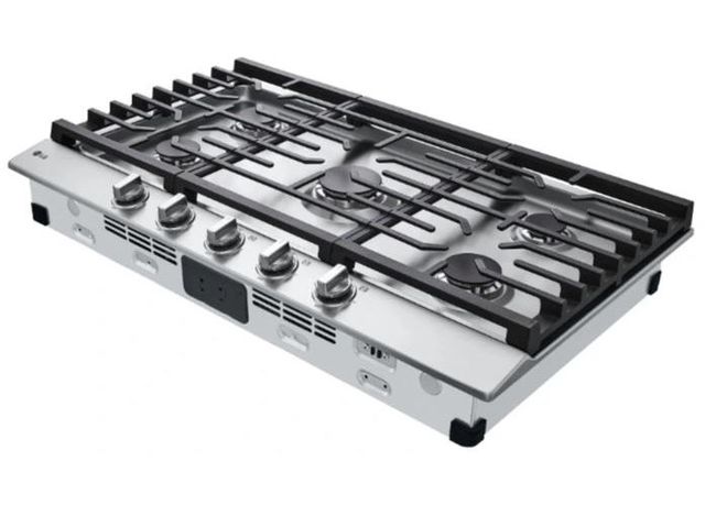LG 36" Stainless Steel Gas Cooktop with UltraHeat™ Burner-2