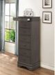 Mazin Furniture Mayville Gray Lingerie Chest-4