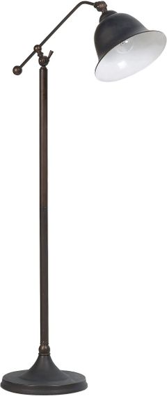 Coaster® Eduardo Dark Bronze Bell Shade Floor Lamp
